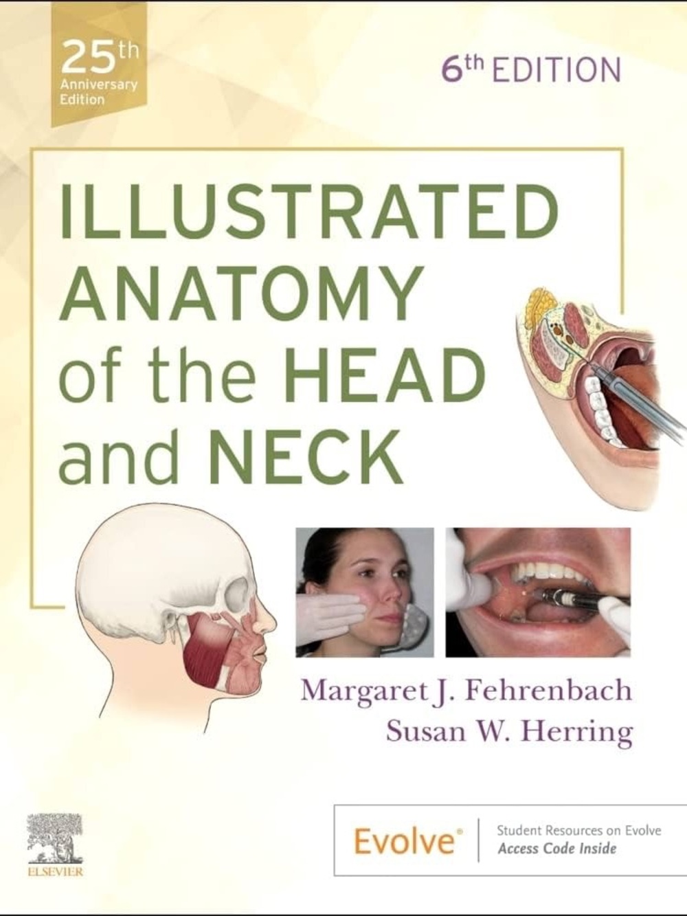 REVOLVE Illustrated Anatomy of the Head and Neck - White, Green, Purple, Pink